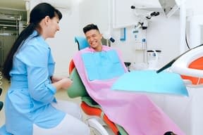 a man consulting a doctor