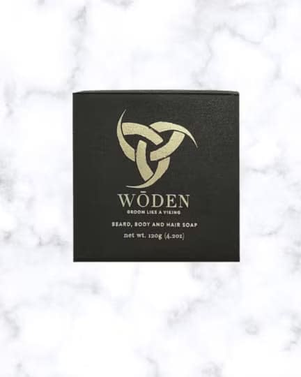 woden beard soap