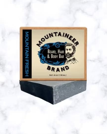 mountaineer beard soap bar