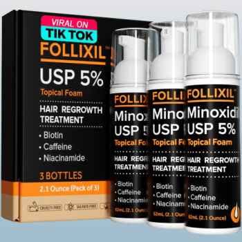 follixil minoxidil 5% for beard growth