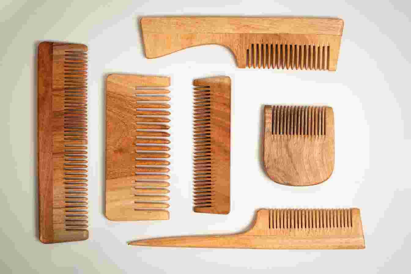 different types of best wooden beard comb