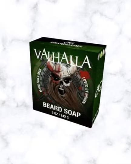 Valhalla beard gains beard bar soap