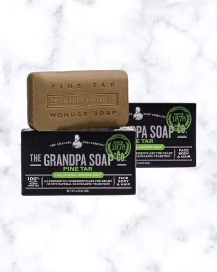 the grandpa beard bar soap