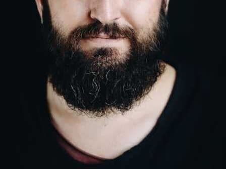 a man with thick beards
