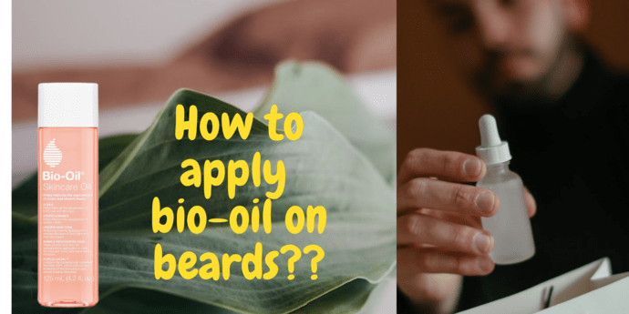 how to apply bio-oil on beards